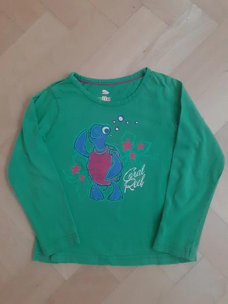 Detské tričko s dlhým rukávom, lupilu,104