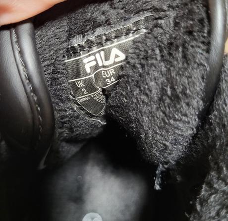 Zateplené tenisky velk. 34, fila,34