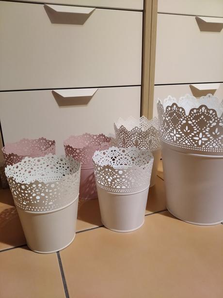 6 x kvetináče skurar - ikea, 