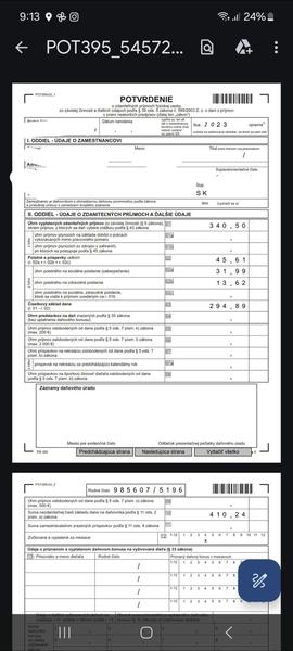 Vychádza mi zo správy daní nedoplatok?