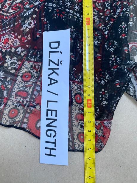 Polopriesvitný kardigan s, s