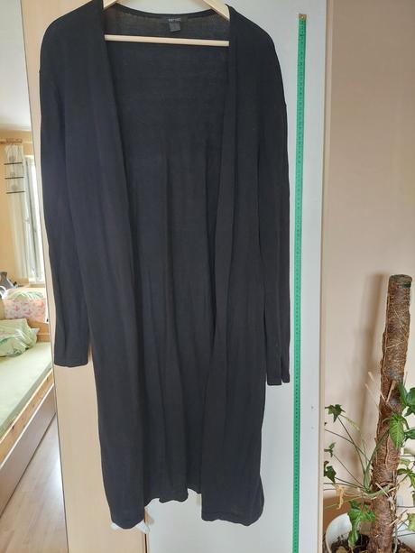 Dlhý kardigan čierny veľkosť 40 - 42, esmara,m