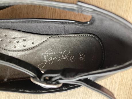 Čierne elegantné balerínky, 36