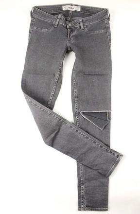 S dierou na kolene rifle hollister veľ. 25, hollister,xs