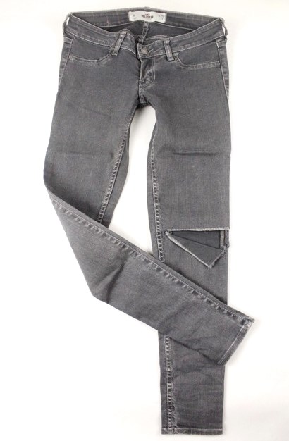 S dierou na kolene rifle hollister veľ. 25, hollister,xs