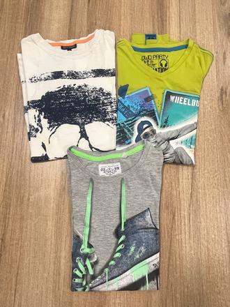 3x znackove tricko 158/164, kappahl,158