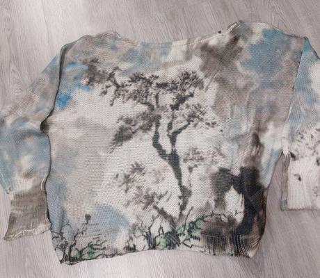 Sietovany svetrík m darujem k nakupu nad 10e, m