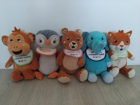 Sada plyšákov,