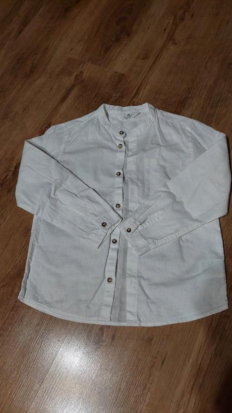 Chlapcenska kosela biela, h&m,128