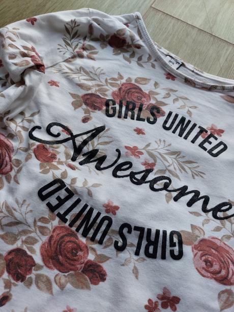 Tričko s dlhým rukávom ruže, dopodopo,128