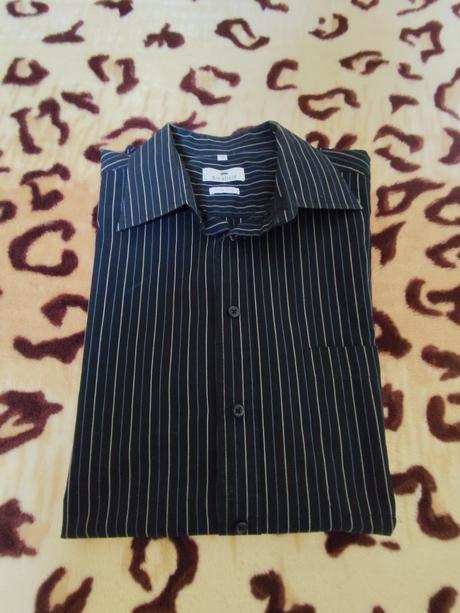 Pánska pásikavá košeľa, veľ.43, stav ako na fotke, 43