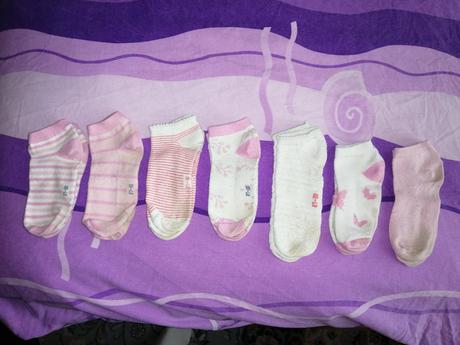 Dievčenské členkové ponožky (7 ks), lupilu,27