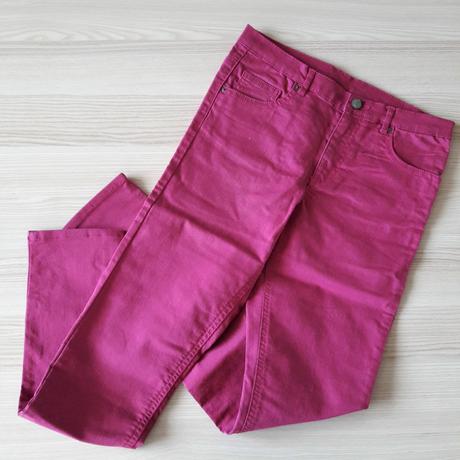 Cyklamenové nohavice, h&m,164