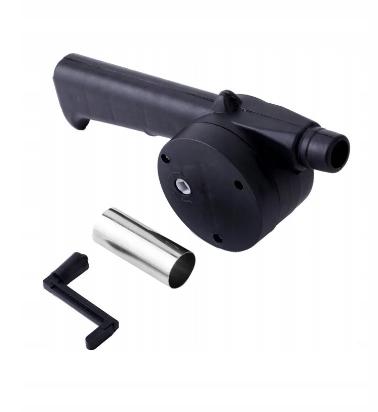 Grilovací ventilátor čierny plast 29,1 x8,5x5,2cm, 