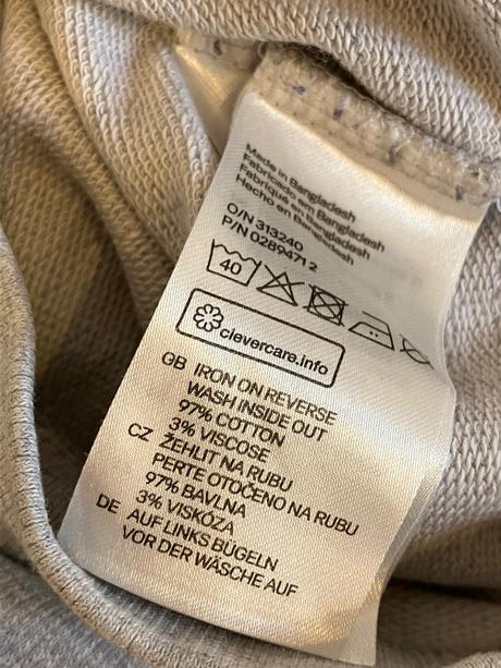 Dievčenská mikina smiley srdiečko, h&m (158-164), h&m,158