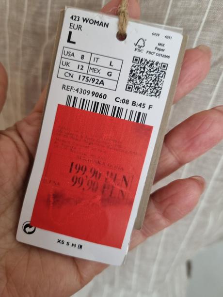 Ľanové prepínacie šaty ražnej farby mango veľ. l, mango,l