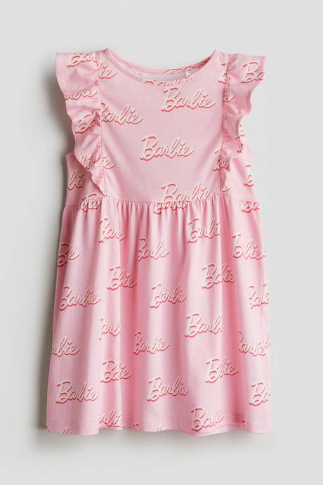 Hm barbie šaty s volánikmi len oprané, h&m,134