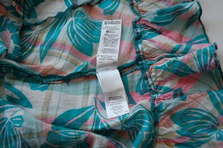 Letný kvetovaný top s volánom, marks & spencer,l