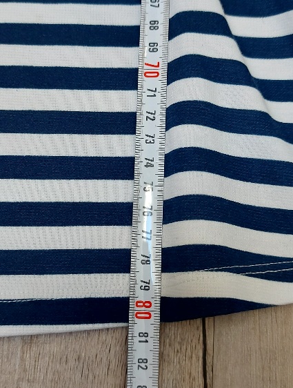 Pásikavé modrobiele saty, h&m,m