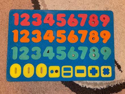 Penove cislice do vane,