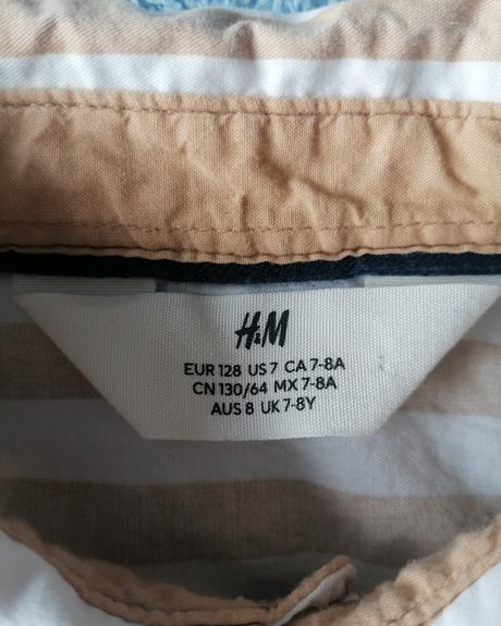 Pasikava košeľa, h&m,128