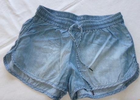 H&m denim tenké kraťasy vel.s, h&m,s