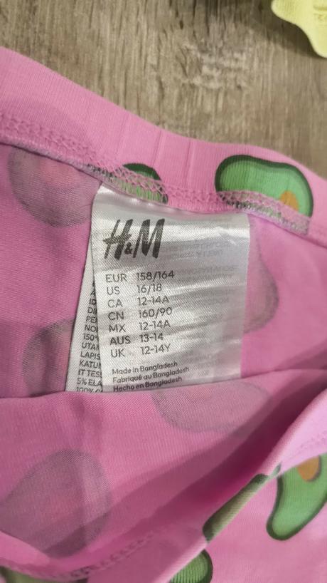 8x nohavicky, h&m,158