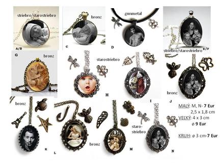 Náhrdelníky s vlastnou fotkou, 