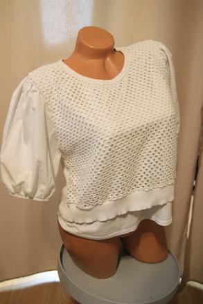 Biely top zara, l, zara,l