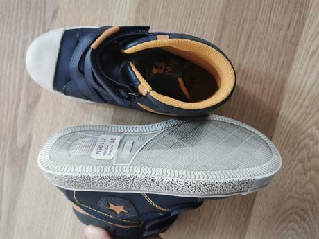 Modré detské členkove topánky /tenisky, baťa,32