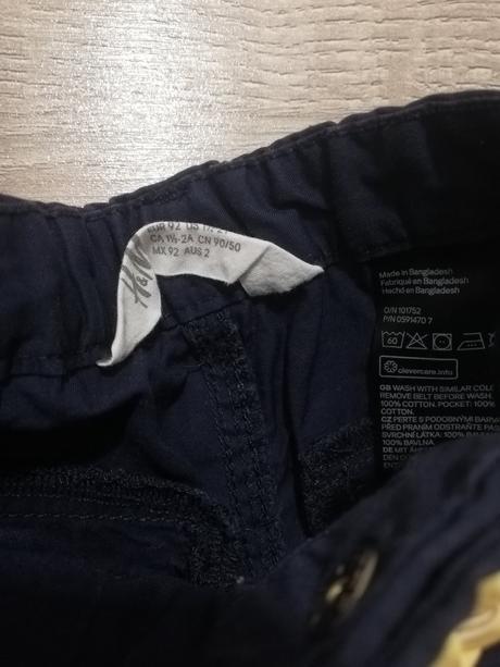 Raz oblecene tenke nohavice, 92, h&m,92