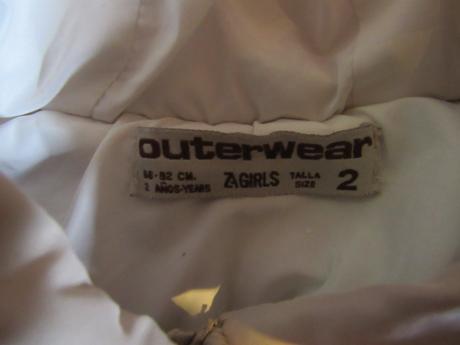 Zimná bundička s výšivkou, 104