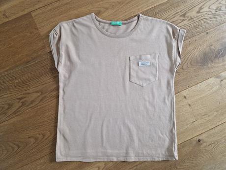 Dievcenske tricko benetton 140 organicka bavlna, benetton,140