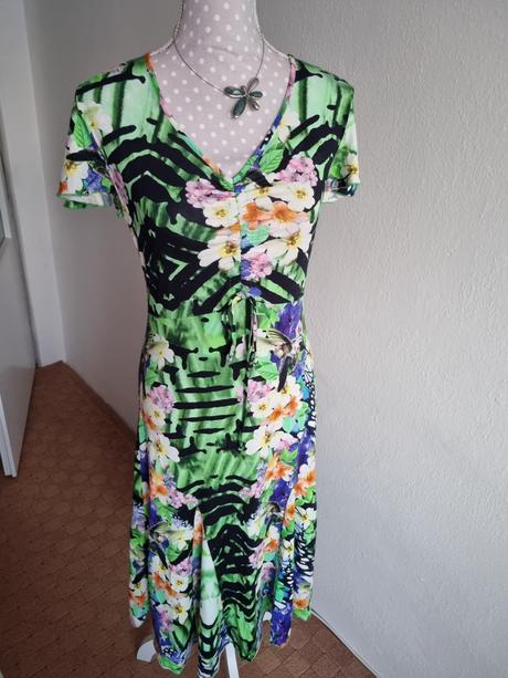 Farebné elastické šaty 36, 36