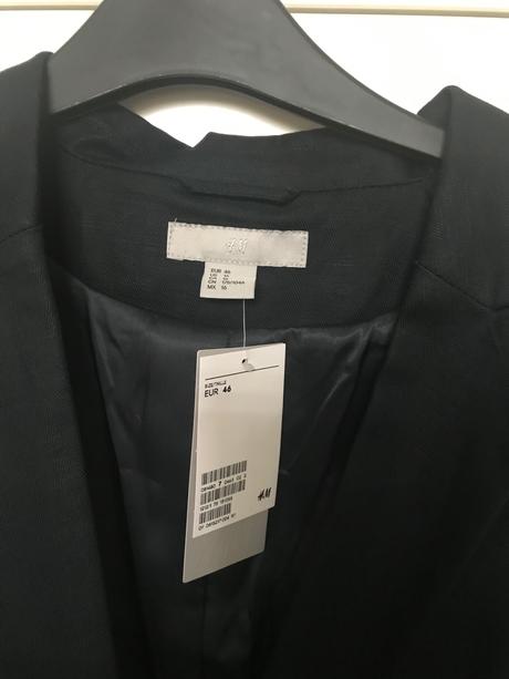 Dámske ľanové sako h&m, h&m,46