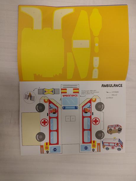 Vystrihovačky doprava 11 modelov, infoa, 30x21 cm, 