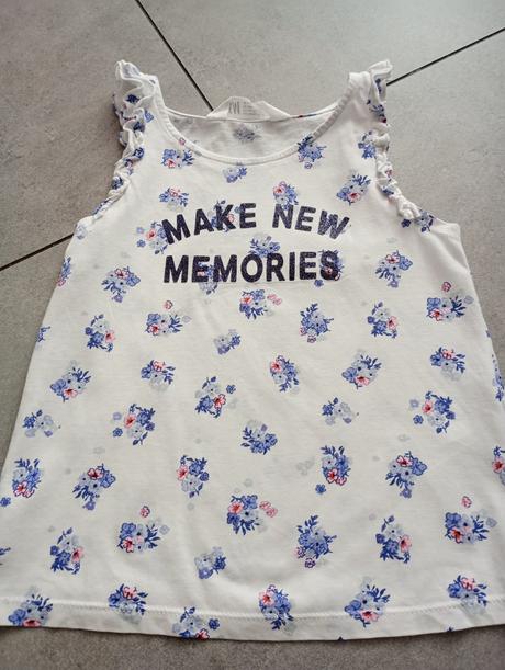 H&m tričko bez rukávov 110/116, h&m,110