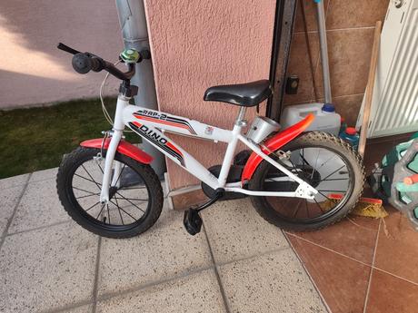 14" s pomocnými kolieskami, dino bikes,14