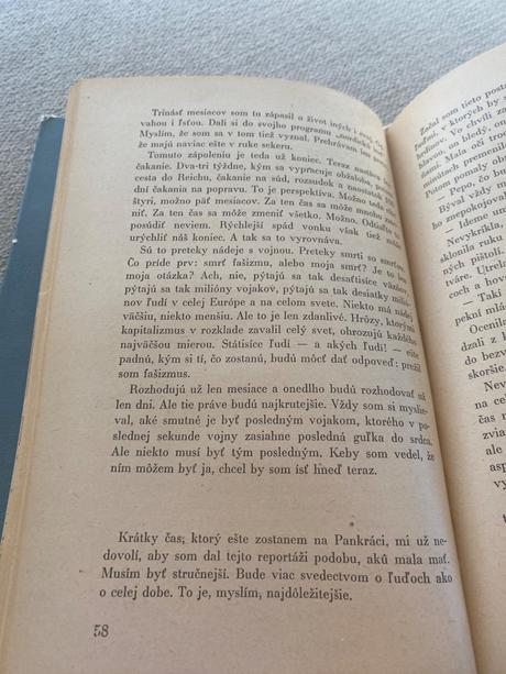 Stará reportáž spod šibenice julius fučík 1955,