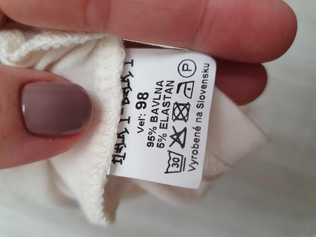 Tričko s volanmi haky baky, 98