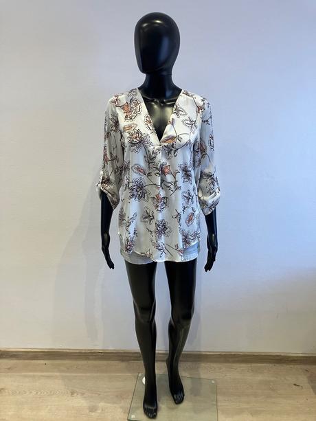 Dámska vzorovaná blúzka stradivarius (m), stradivarius,m