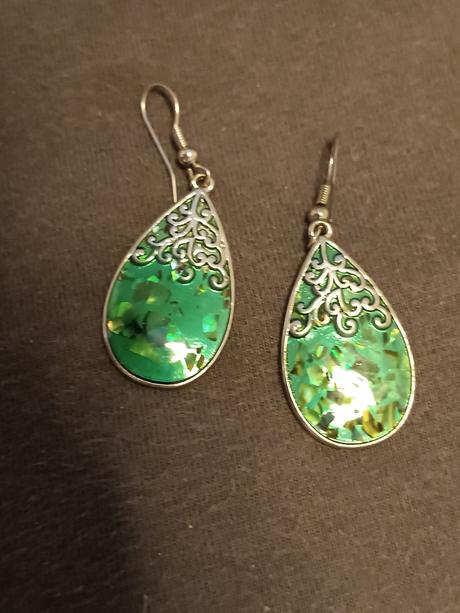 Krasne zelene náušnice,