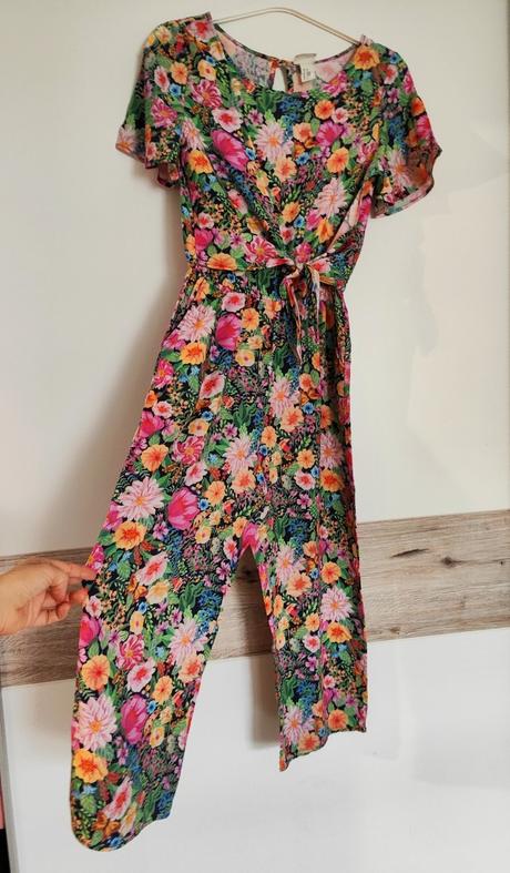 Kvietkovaný overal h&m, h&m,164