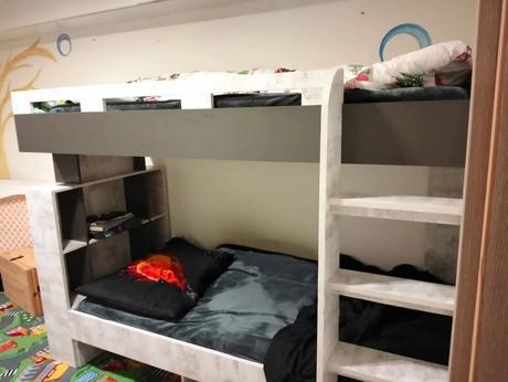 Poschodová posteľ, šírka (cm): 90,dĺžka (cm): 200