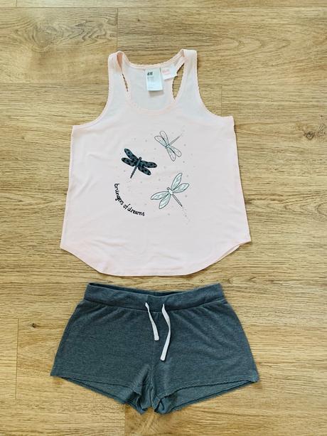 Letné pyžamo, h&m,146