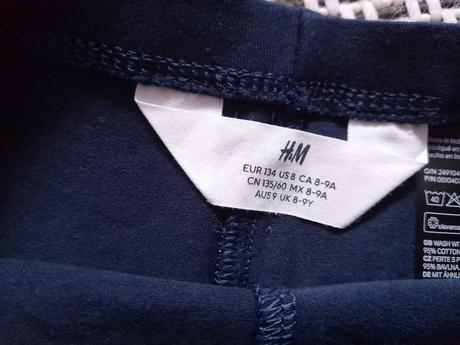 3/4 legíny, h&m,134