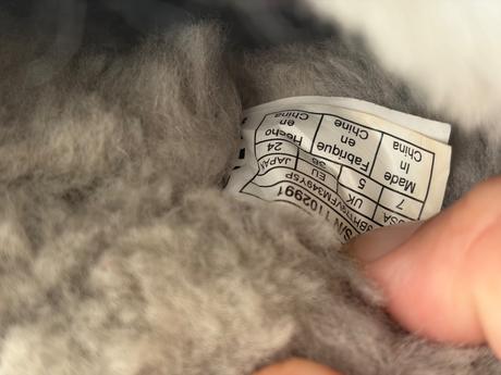 Ugg sive zimne kozene cizmy s velkou kozusinou, ugg,38