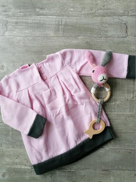 Ružová mikinka s mašlou, 86