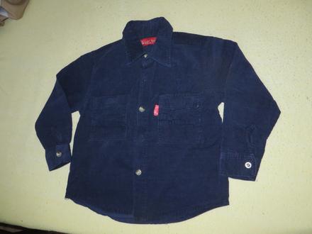 Chlapčenská menčestráková košeľa - veľ. 104, 104