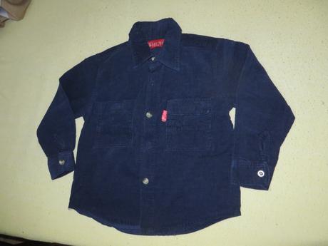 Chlapčenská menčestráková košeľa - veľ. 104, 104